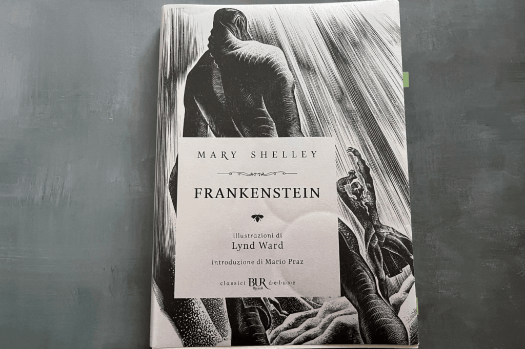 copertina frankenstein di mary shelley
